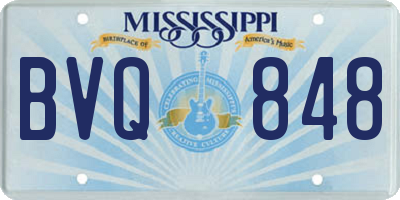 MS license plate BVQ848