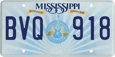 MS license plate BVQ918
