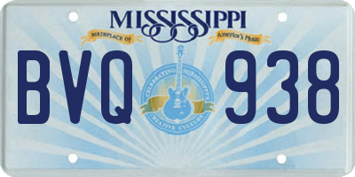 MS license plate BVQ938