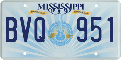 MS license plate BVQ951