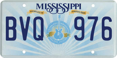 MS license plate BVQ976