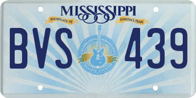 MS license plate BVS439