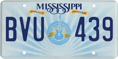 MS license plate BVU439