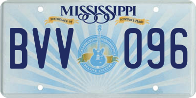 MS license plate BVV096