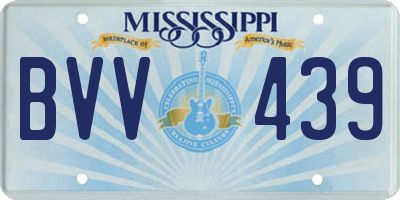 MS license plate BVV439