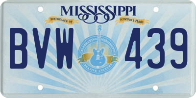 MS license plate BVW439