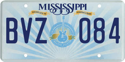 MS license plate BVZ084