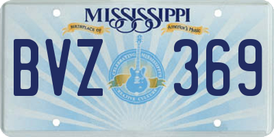 MS license plate BVZ369