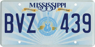 MS license plate BVZ439