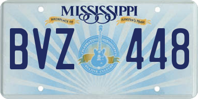 MS license plate BVZ448