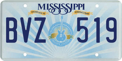 MS license plate BVZ519