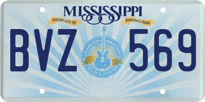 MS license plate BVZ569