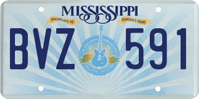 MS license plate BVZ591