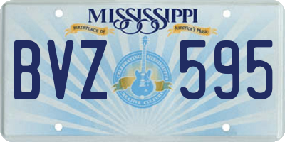 MS license plate BVZ595