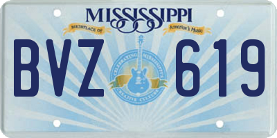 MS license plate BVZ619