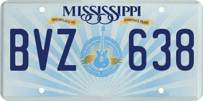 MS license plate BVZ638