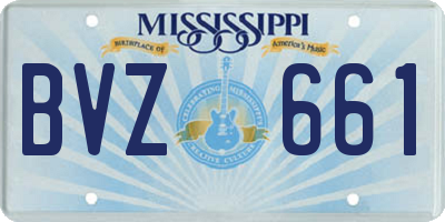 MS license plate BVZ661