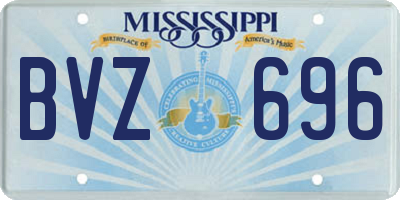 MS license plate BVZ696
