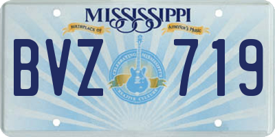 MS license plate BVZ719