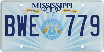 MS license plate BWE779