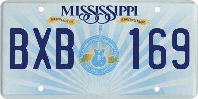 MS license plate BXB169