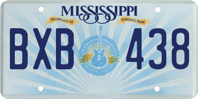 MS license plate BXB438