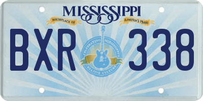MS license plate BXR338