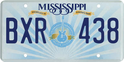 MS license plate BXR438