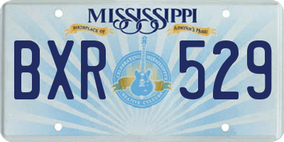 MS license plate BXR529