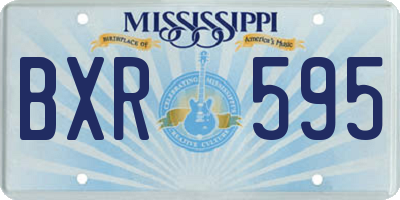 MS license plate BXR595