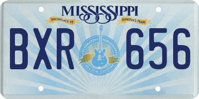 MS license plate BXR656