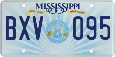 MS license plate BXV095