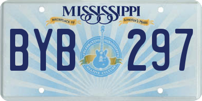 MS license plate BYB297