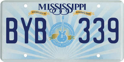 MS license plate BYB339