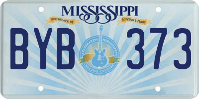 MS license plate BYB373