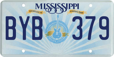 MS license plate BYB379