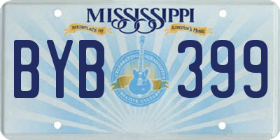 MS license plate BYB399