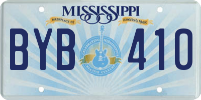 MS license plate BYB410