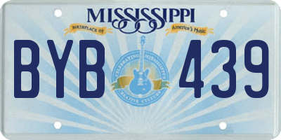 MS license plate BYB439