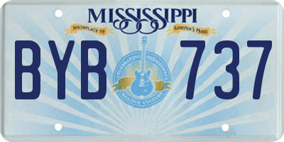 MS license plate BYB737