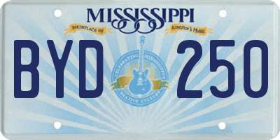 MS license plate BYD250
