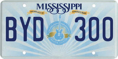 MS license plate BYD300