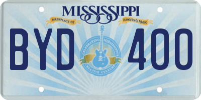MS license plate BYD400