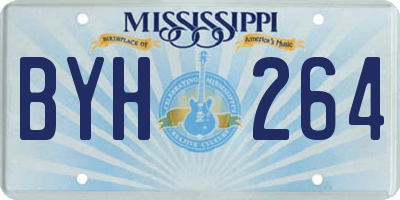 MS license plate BYH264