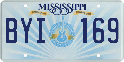 MS license plate BYI169