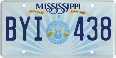 MS license plate BYI438