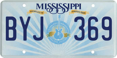 MS license plate BYJ369