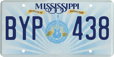 MS license plate BYP438