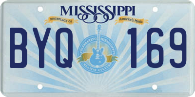 MS license plate BYQ169