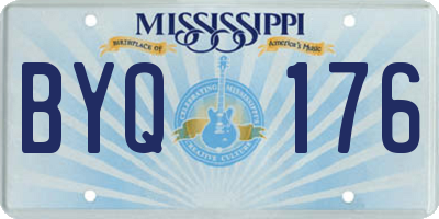 MS license plate BYQ176